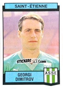 Sticker Georgi Dimitrov - Football France 1987-1988 - Panini