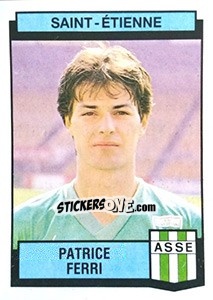 Cromo Patrice Ferri - Football France 1987-1988 - Panini