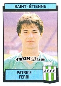 Sticker Patrice Ferri - Football France 1987-1988 n. 312 - Panini