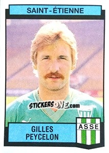 Sticker Gilles Peycelon - Football France 1987-1988 - Panini