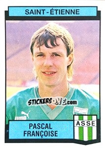 Cromo Pascal Francoise - Football France 1987-1988 n. 314 - Panini