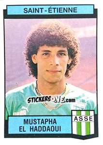 Sticker Mistapha El Haddaoui - Football France 1987-1988 n. 318 - Panini