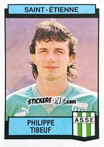 Cromo Philippe Tibeuf - Football France 1987-1988 - Panini