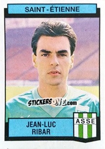 Cromo Jean-Luc Ribar - Football France 1987-1988 - Panini