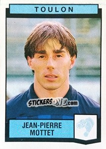 Sticker Jean-Pierre Mottet - Football France 1987-1988 - Panini