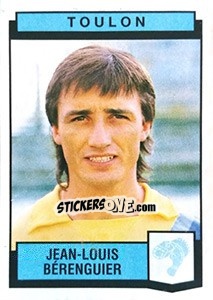 Sticker Jean-Louis Berenguier - Football France 1987-1988 n. 326 - Panini