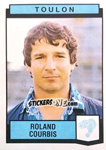 Sticker Roland Courbis - Football France 1987-1988 - Panini
