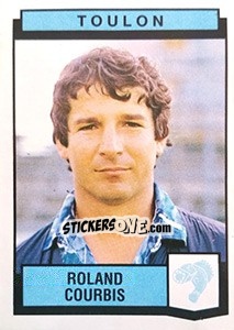 Sticker Roland Courbis - Football France 1987-1988 n. 327 - Panini