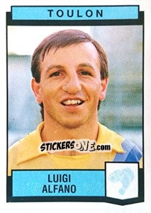 Cromo Luigi Alfano - Football France 1987-1988 - Panini