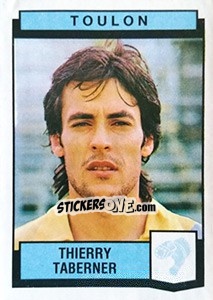 Sticker Thierry Taberner - Football France 1987-1988 - Panini