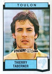 Figurina Thierry Taberner - Football France 1987-1988 - Panini