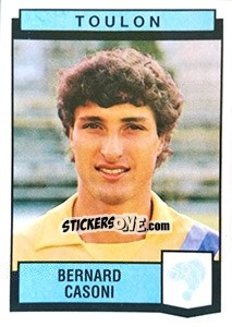 Cromo Bernard Casoni - Football France 1987-1988 - Panini