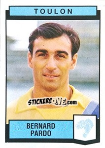 Sticker Bernard Pardo - Football France 1987-1988 n. 332 - Panini