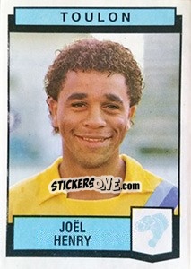 Sticker Joel Henry - Football France 1987-1988 n. 335 - Panini