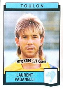 Figurina Laurent Paganelli - Football France 1987-1988 - Panini