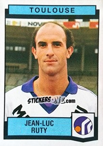 Figurina Jean-Luc Ruty - Football France 1987-1988 - Panini