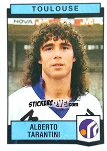 Cromo Alberto Tarantini - Football France 1987-1988 - Panini