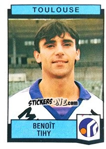 Figurina Benoit Tihy - Football France 1987-1988 - Panini