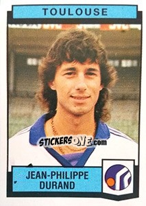 Sticker Jean-Philippe Durand - Football France 1987-1988 - Panini