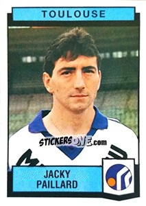 Cromo Jacky Paillard - Football France 1987-1988 - Panini