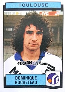 Sticker Dominique Rocheteau - Football France 1987-1988 - Panini