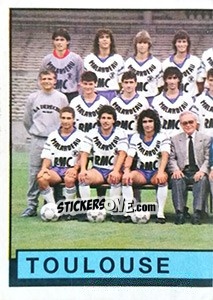 Sticker Equipe - Football France 1987-1988 - Panini