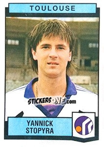 Cromo Yannick Stopyra - Football France 1987-1988 - Panini