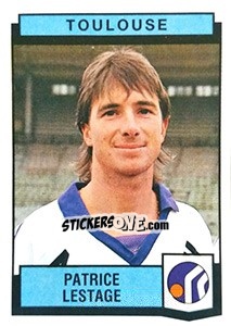 Figurina Patrice Lestage - Football France 1987-1988 - Panini