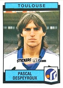 Sticker Pascal Despeyroux - Football France 1987-1988 - Panini