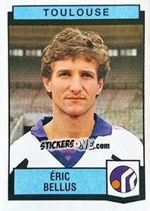 Cromo Eric Bellus - Football France 1987-1988 - Panini