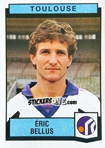 Figurina Eric Bellus - Football France 1987-1988 - Panini