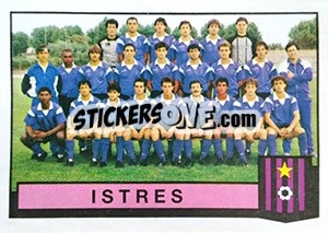 Sticker Equipe Istres - Football France 1987-1988 - Panini