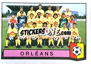 Sticker Equipe Orleans - Football France 1987-1988 n. 382 - Panini