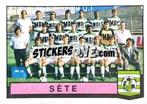 Figurina Equipe Sete - Football France 1987-1988 n. 384 - Panini