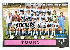 Figurina Equipe Tours - Football France 1987-1988 - Panini