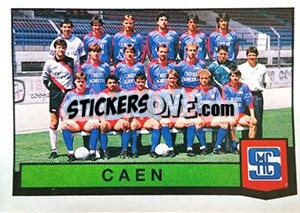 Sticker Equipe Caen - Football France 1987-1988 n. 393 - Panini