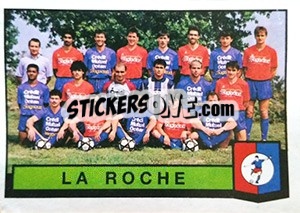Sticker Equipe La Roche - Football France 1987-1988 n. 399 - Panini