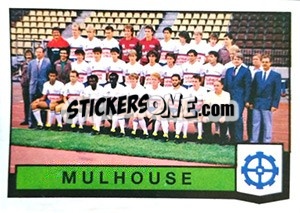 Sticker Equipe Mulhouse - Football France 1987-1988 - Panini