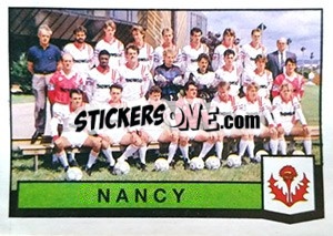 Sticker Equipe Nancy - Football France 1987-1988 - Panini