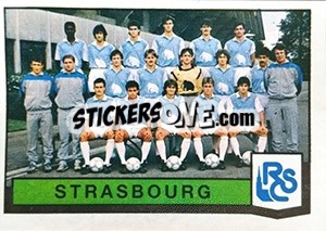 Sticker Equipe Strasbourg - Football France 1987-1988 - Panini