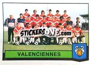 Sticker Equipe Valenciennes - Football France 1987-1988 n. 414 - Panini