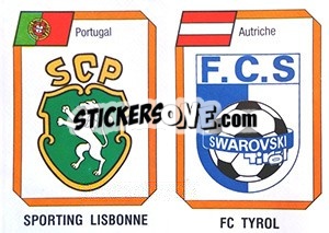 Cromo Sticker Q - Football France 1987-1988 - Panini