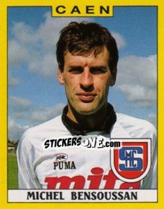 Cromo Michel Bensoussan - FOOT 1988-1989 - Panini