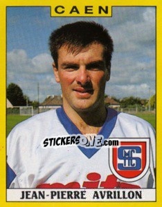 Sticker Jean-Pierre Avrillon - FOOT 1988-1989 - Panini