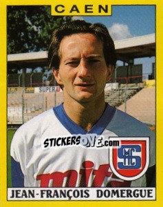 Sticker Jean-Francois Domergue - FOOT 1988-1989 - Panini