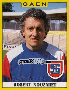 Sticker Robert Nouzaret - FOOT 1988-1989 n. 43 - Panini