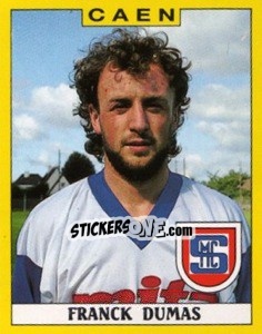 Sticker Franck Dumas - FOOT 1988-1989 - Panini