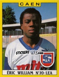 Sticker Eric William N'Jo-Lea - FOOT 1988-1989 n. 51 - Panini