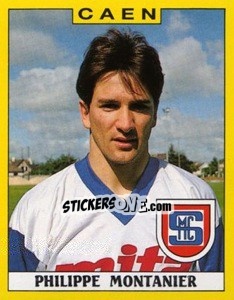 Sticker Philippe Montanier - FOOT 1988-1989 - Panini