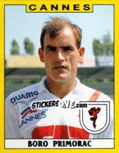 Figurina Boro Primorac - FOOT 1988-1989 - Panini